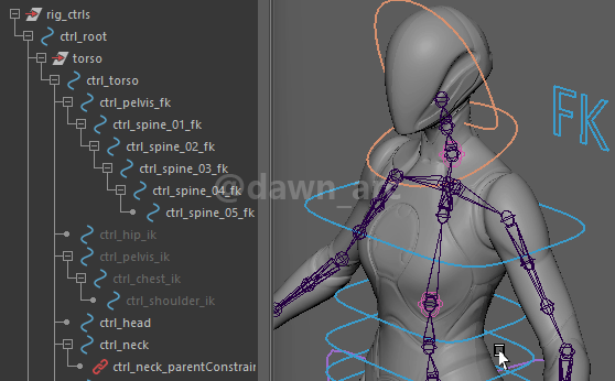 [Maya]Rigging 11 - Neck and Head